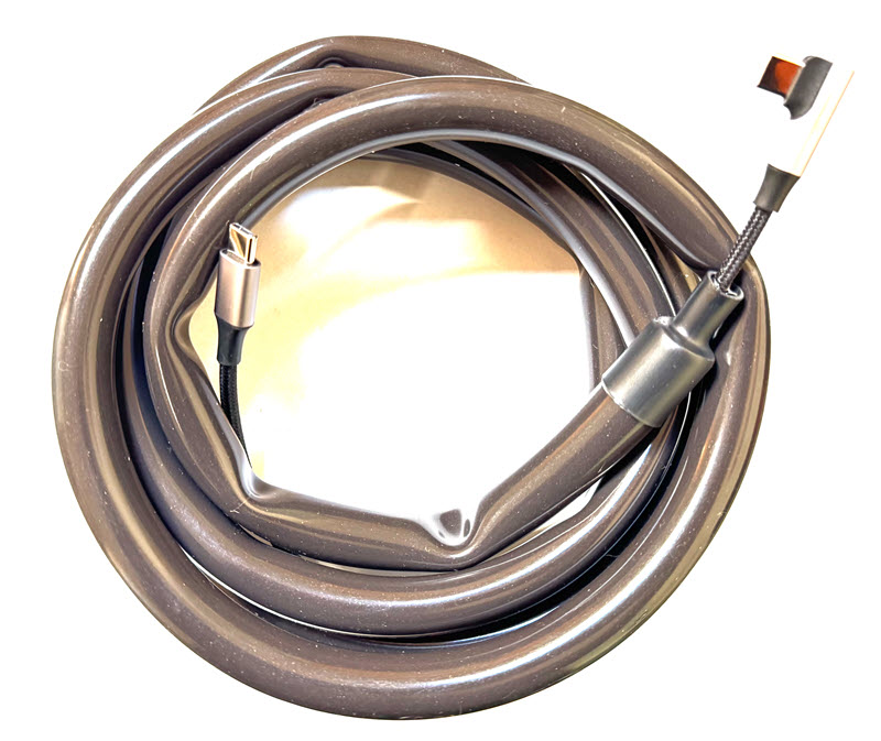 Installation Kit, Industrial USB-C Power (UL Fast Charger, Cable W/ Heat-Shield, Cable Mounting) - 6 FT