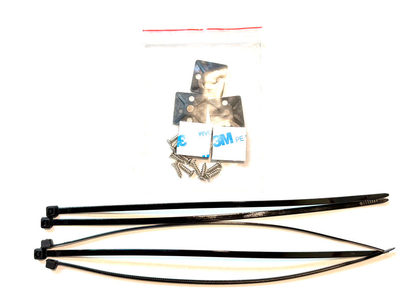 Installation Kit, Industrial USB-C Power (UL Fast Charger, Cable W/ Heat-Shield, Cable Mounting) - 6 FT