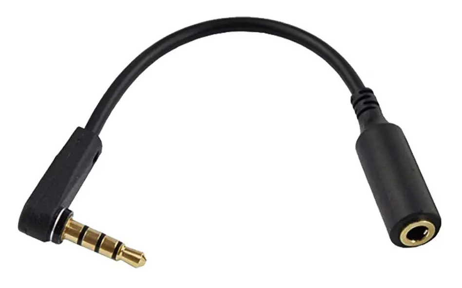 Cable, Extension, Right-Angle, 3.5mm Audio