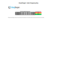 VisualTarget - Color Frequency Key